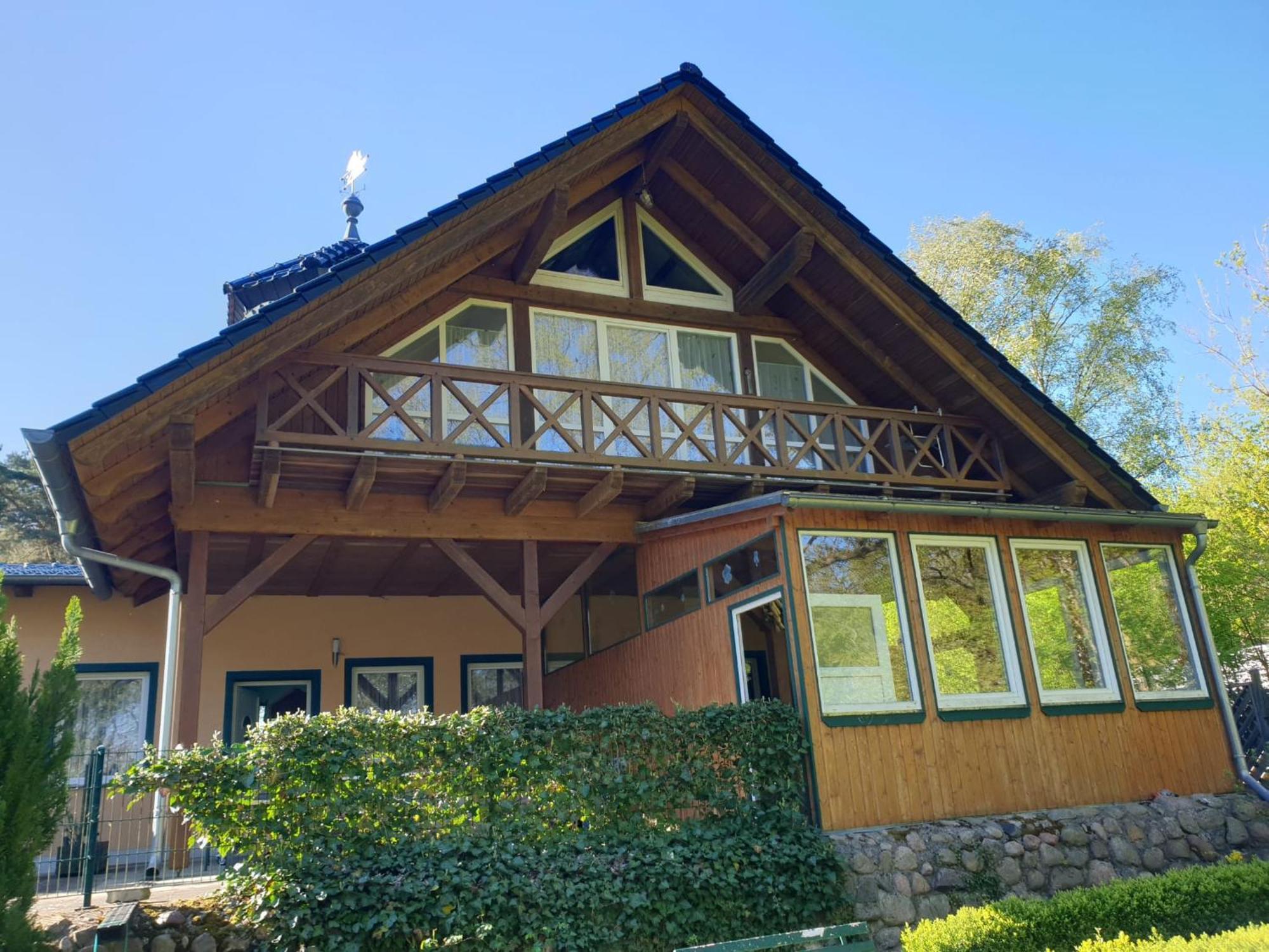 Ferienhaus Star Villa-Paelitzsee Grosszerlang Buitenkant foto