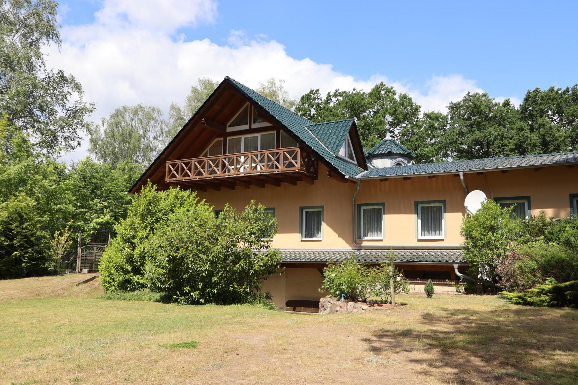 Ferienhaus Star Villa-Paelitzsee Grosszerlang Buitenkant foto